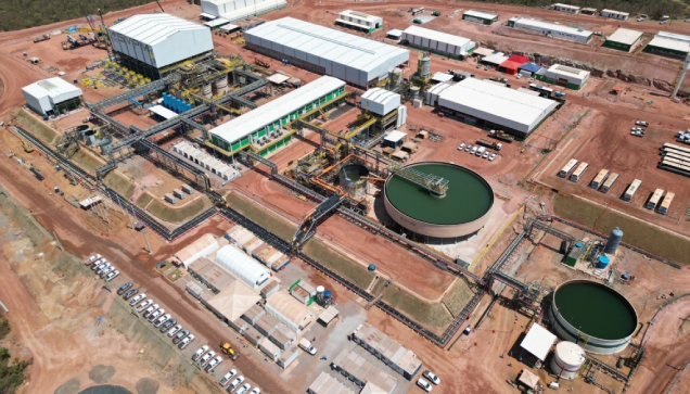 A birdseye view of Serra Verde's operations.